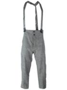 Lost & Found Ria Dunn Slim Bretelle Pants, Men's, Size: Xs, Grey, Linen/flax/cotton