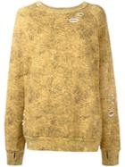 Undercover Printed Sweatshirt, Women's, Size: 2, Yellow/orange, Cotton