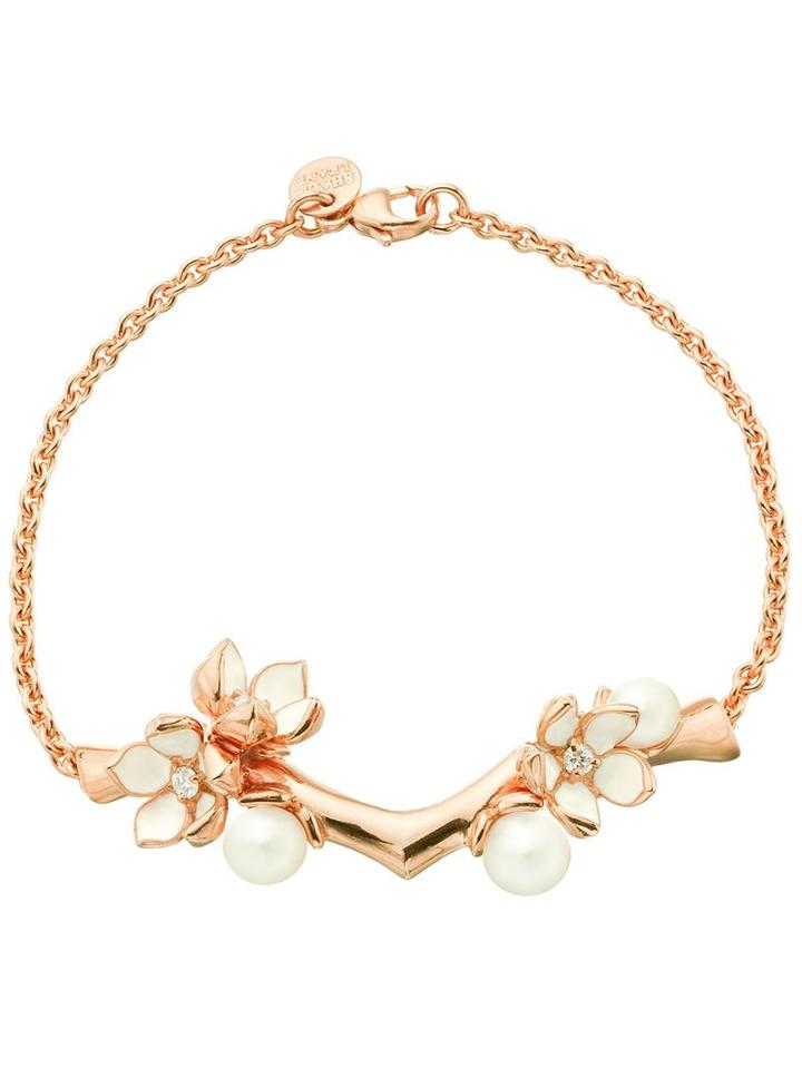 Shaun Leane 'cherry Blossom' Diamond Bracelet, Women's, Metallic
