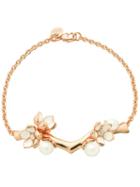 Shaun Leane 'cherry Blossom' Diamond Bracelet, Women's, Metallic