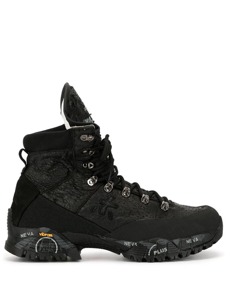 Premiata Mid Trek Boots - Black