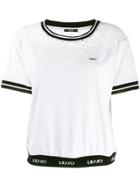 Liu Jo Classic T-shirt With Ribbed Trim - White