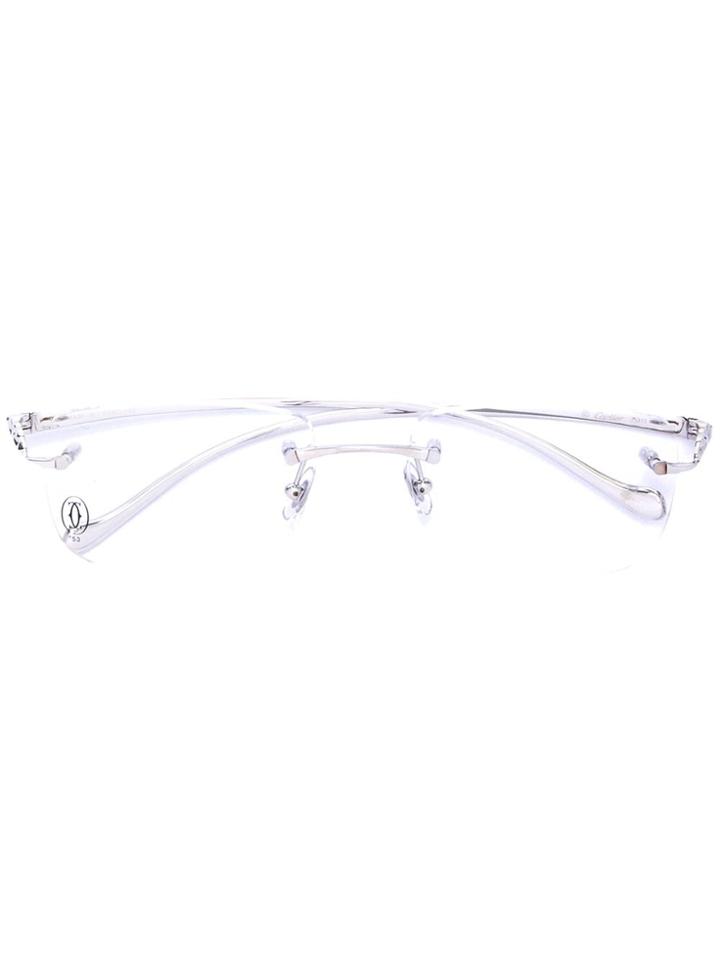 Cartier 'panthère' Glasses - Metallic