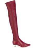 Valentino Valentino Garavani Pointed Toe Boots - Red