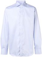 Canali Long-sleeve Fitted Shirt - Blue
