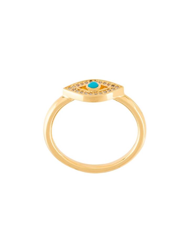 Astley Clarke 'evil Eye Biography' Ring, Women's, Size: N, Metallic