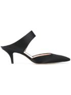 Roberto Festa Pointed Mules - Black
