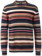 Ps By Paul Smith Striped Knit Jumper, Size: Small, Lambs Wool