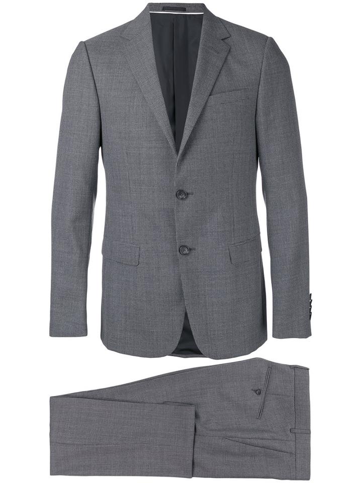 Z Zegna - Notched Lapel Two-piece Suit - Men - Acetate/cupro/viscose/wool - 46, Grey, Acetate/cupro/viscose/wool