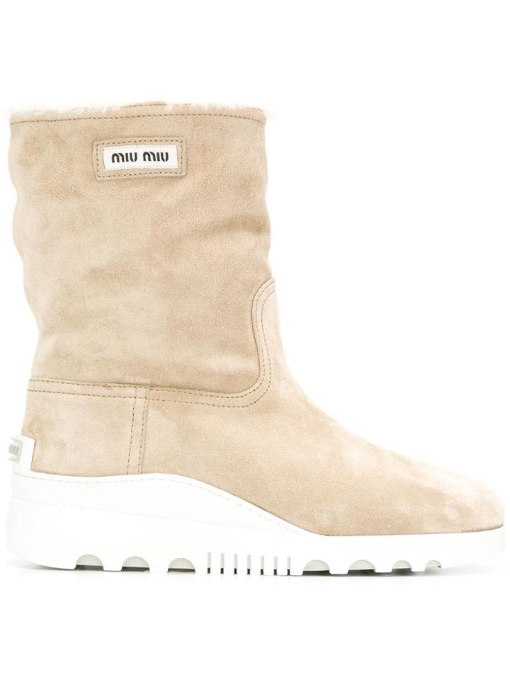 Miu Miu Miu Miu 5u282cf0053azb F0f24 Furs & Skins->chamois Leather -