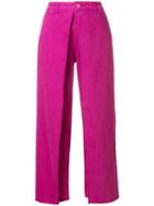 Aalto Layered Wide Leg Trousers - Pink