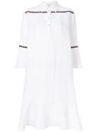 Mantu Embroidered Shirt Dress - White