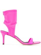 Giuseppe Zanotti Design Back Zip Anklet Sandal - Pink & Purple