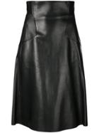 Alexander Mcqueen A-line Midi Skirt - Black