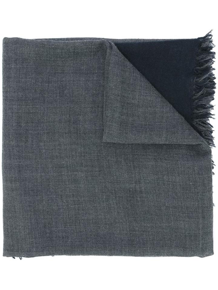 Faliero Sarti Printed Scarf, Women's, Grey, Silk/virgin Wool