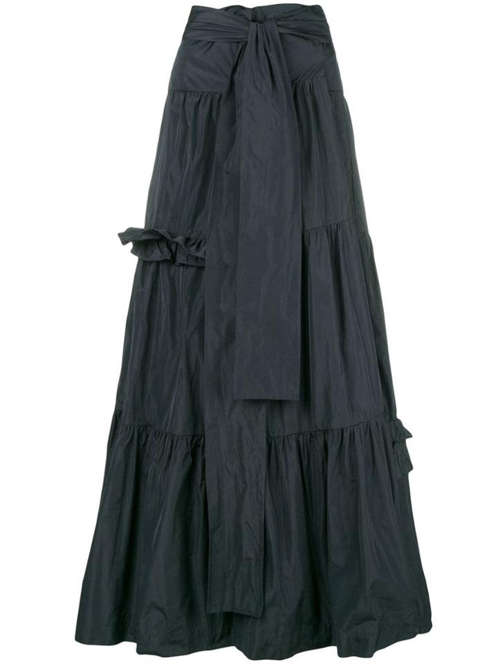 P.a.r.o.s.h. Frilled Flared Skirt - Blue
