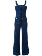 Alice Mccall Quincy Pinafore Overalls - Blue