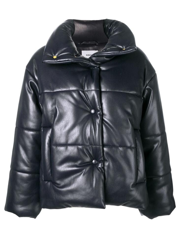 Nanushka Hide Quilted Jacket - Blue