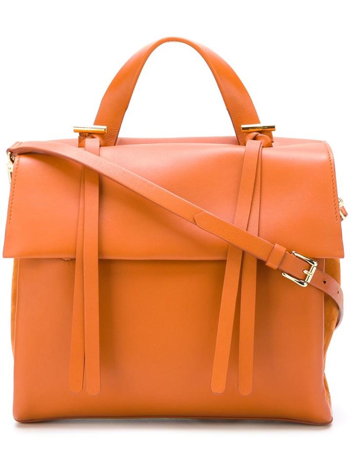 Desa 1972 Flap Tote, Women's, Yellow/orange