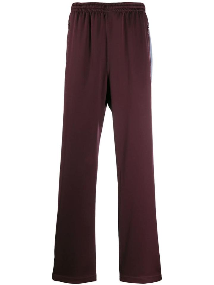 Needles Contrast Stripe Track Pants - Purple