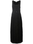 Michael Michael Kors Micro Polka Dot Print, Tank Dress With D-ring Waist Fastening, Women's, Size: Medium, Black, Polyester