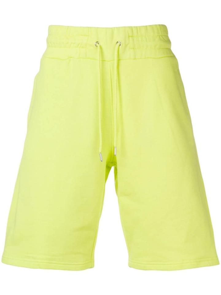 Kenzo Logo Print Bermuda Shorts - Yellow