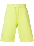 Kenzo Logo Print Bermuda Shorts - Yellow