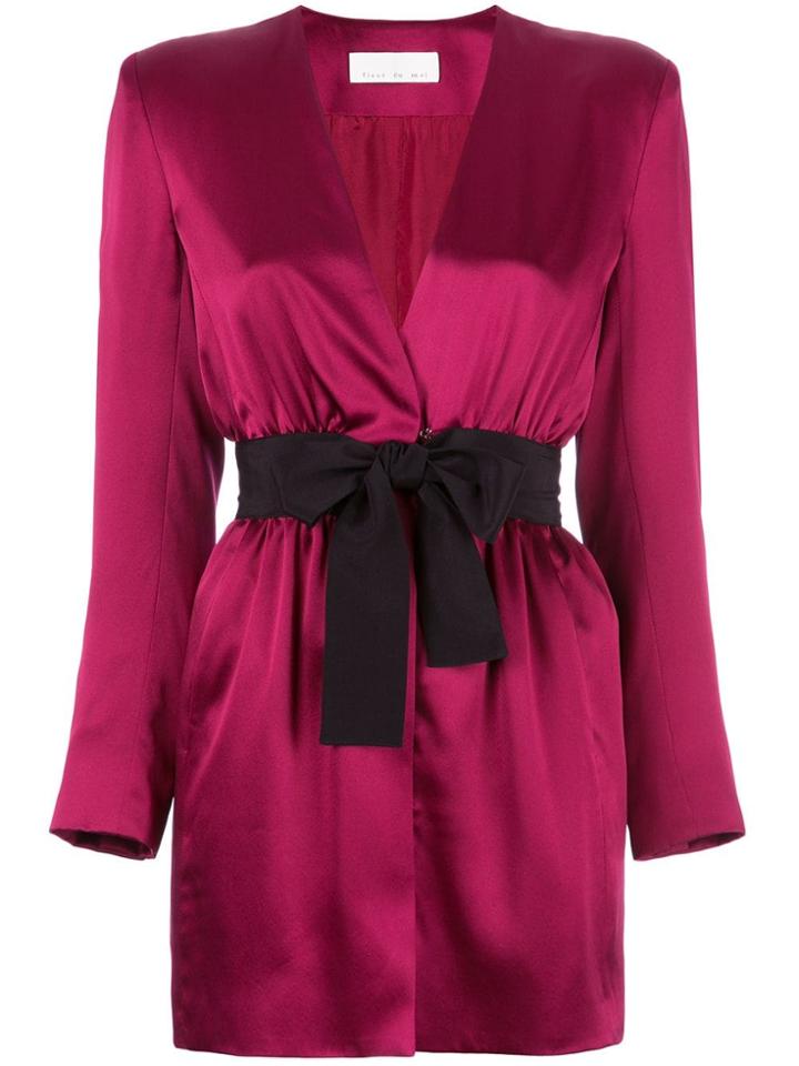 Fleur Du Mal Built In Sasha Dress - Purple