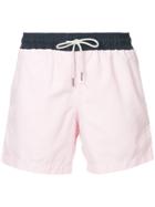 Venroy Solid Swim Shorts - Pink & Purple