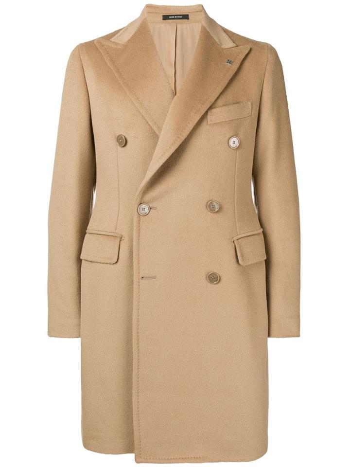 Tagliatore Double Buttoned Coat - Nude & Neutrals