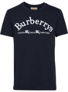 Burberry Archive Logo Cotton T-shirt - Blue