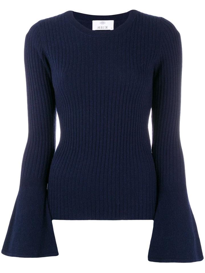 Allude Wide Sleeved Jumper - Blue