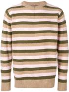 The Elder Statesman Inch Stripe Sweater - Neutrals