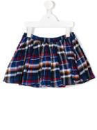 Maan Checked Full Skirt, Girl's, Size: 8 Yrs, Blue