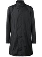 Z Zegna Drawstring Raincoat, Men's, Size: Xl, Black, Polyester