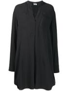 Brunello Cucinelli Long-sleeve Shirt Dress - Grey