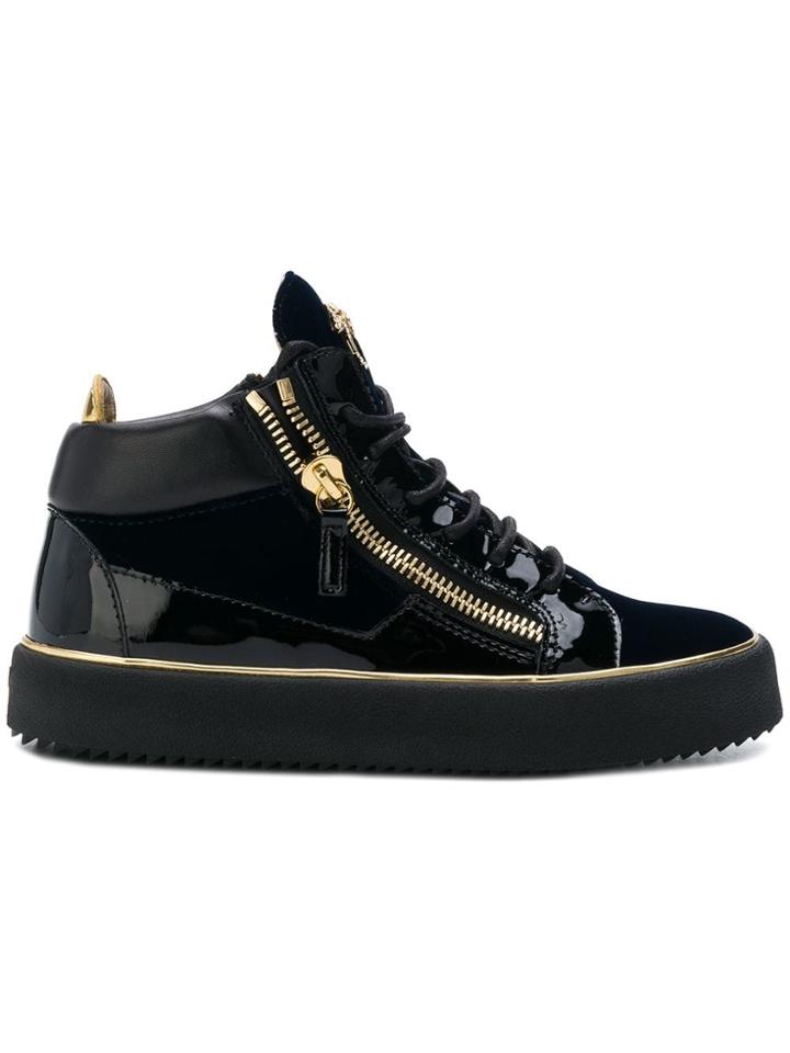 Giuseppe Zanotti Design Platform Lace-up Sneakers - Blue