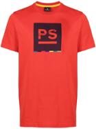 Ps Paul Smith Logo T-shirt - Red