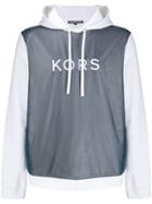 Michael Kors Collection Mesh-panelled Sweatshirt - White