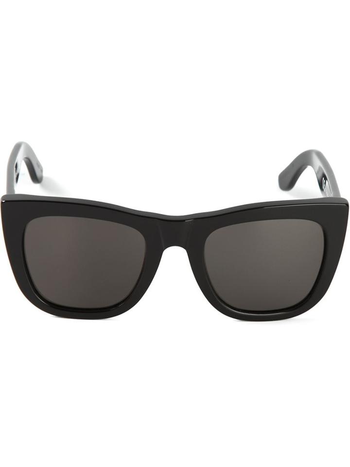 Retrosuperfuture Rectangular Frame Sunglasses