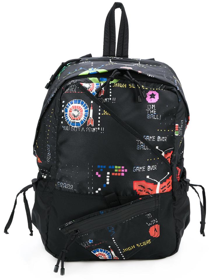 Valentino Game Backpack - Black