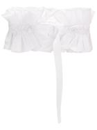 Muveil Ruched Waist Belt - White