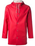 Stutterheim 'stockholm' Raincoat, Adult Unisex, Size: Large, Red, Rubber