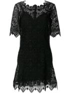 Ermanno Scervino Lace Mini Dress - Black