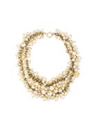 Chanel Pre-owned Layered Pearl Necklace - Metallic