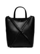 Proenza Schouler Black Hex Leather Tote Bag