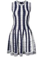 Paule Ka Printed Dress - Blue