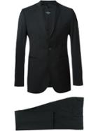 Suit Two Piece Suit, Men's, Size: 50, Black, Wool