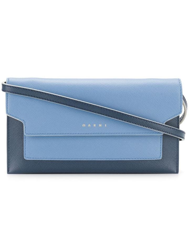 Marni Tonal Trunk Bag - Blue