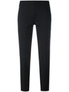Pt01 - Guia Slim Trousers - Women - Polyester - 44, Black, Polyester